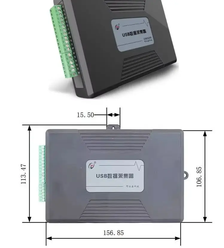 DAQUSB capture card labview AD analog DIO counter USB3100N