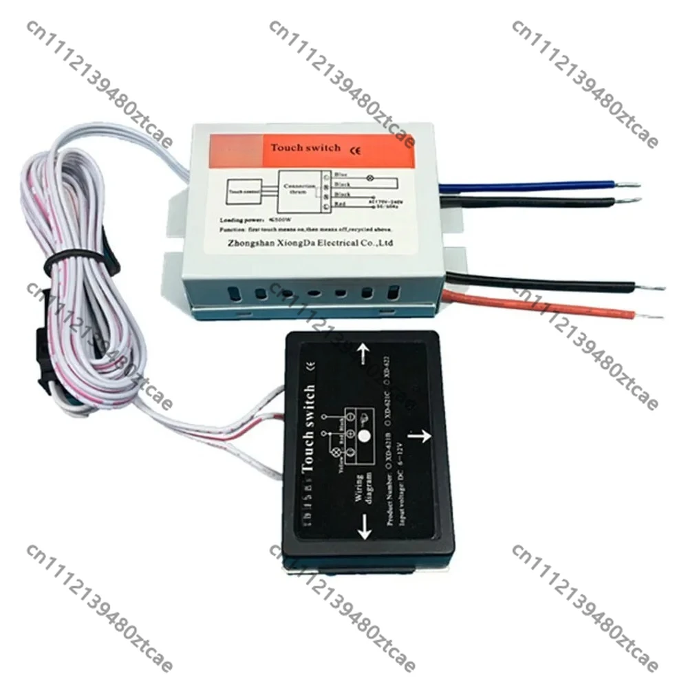XD-621 On Off Touch Switch 170-240V 50/60Hz Sensitive Control Sensor ReplacementMirror Lamp Various Lighting Fixture Accessories