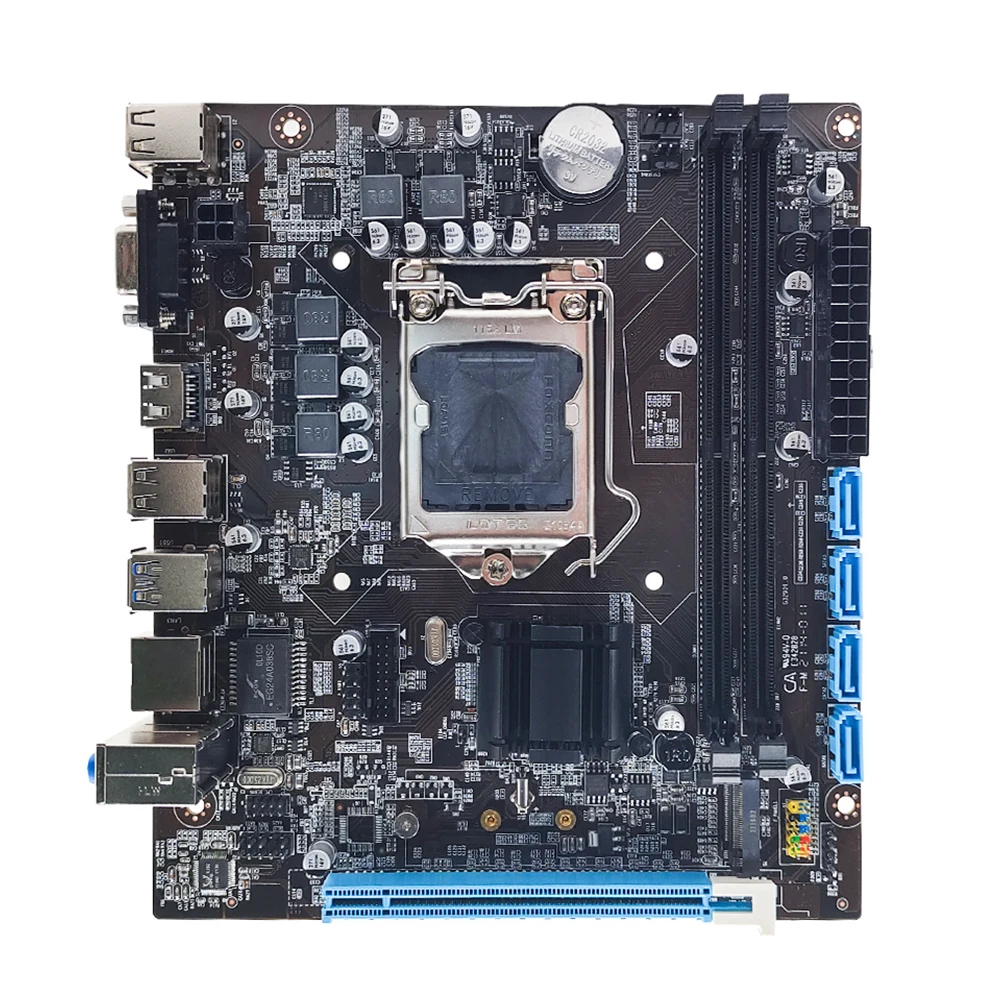 

H110 Motherboard Dual-Channel DDR4 Memory Computer Motherboard USB2.0 Gaming Mainboard VGA Supports LGA1151 6/7/8 Generation CPU