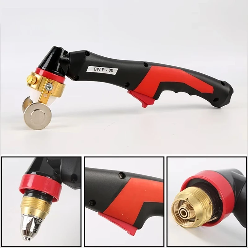 شعلة قطع البلازما P80 المحمولة مع فوهات الكابلات ومصدر طاقة بلازما محمول بالقطب الكهربائي