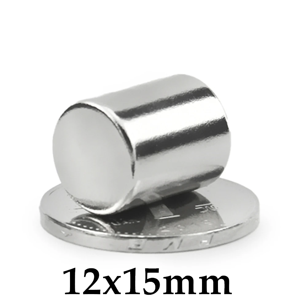 

2-50pcs 12x15mm Magnet Small Round Magnet Strong magnets Rare Earth Neodymium Magnet 12*15mm