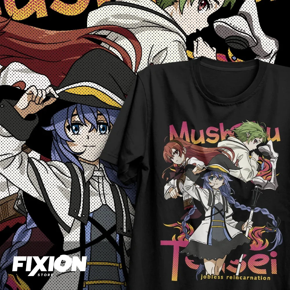 Mushoku Tensei-T-shirt Anime GC, Cadeau Manga pour les amoureux de l'anime, Coton, Toutes tailles