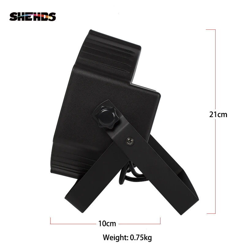 SHEHDS 7x12W RGBW Lighting Color Mixing KTV Disco DJ for Party