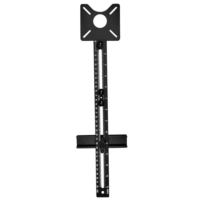 ABRW Router Milling for Groove Bracket, Cabinet Hardware Jig Router Guide, Router Circle Cutting Jig Adjustable Router Jig -