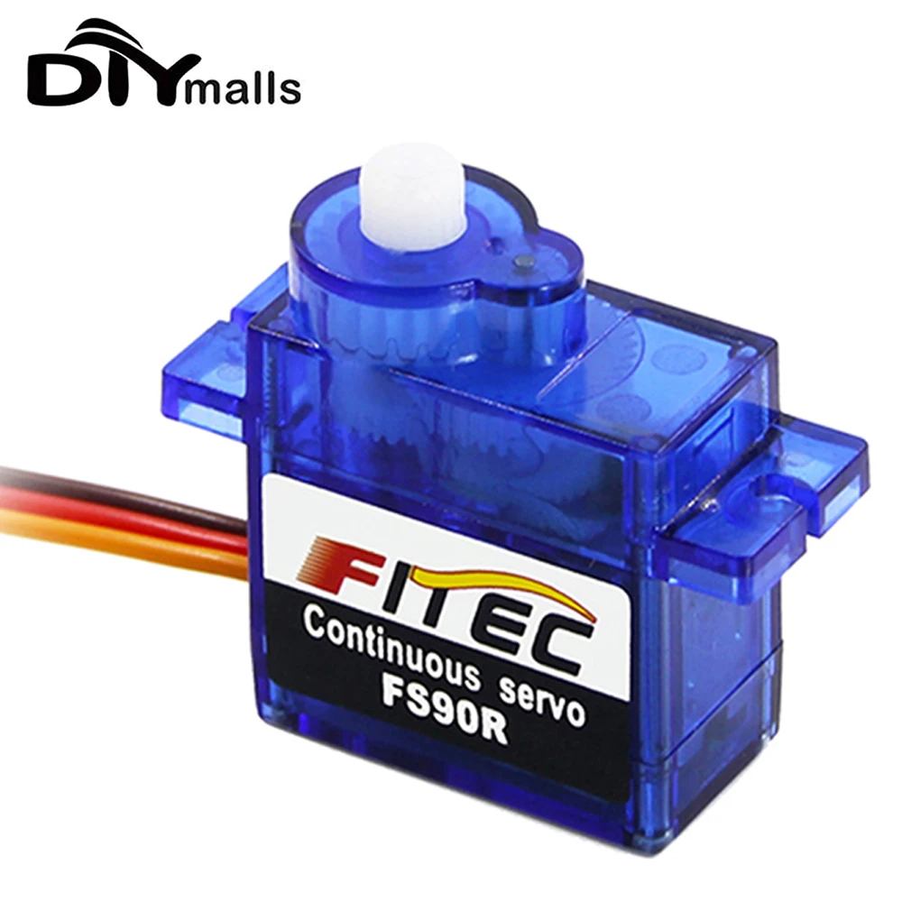 Feetech FS90R Micro Servo 360 Degree Continuous Rotation RC Servo Motor 9g for Arduino Robotic Helicopter Airplane Boat