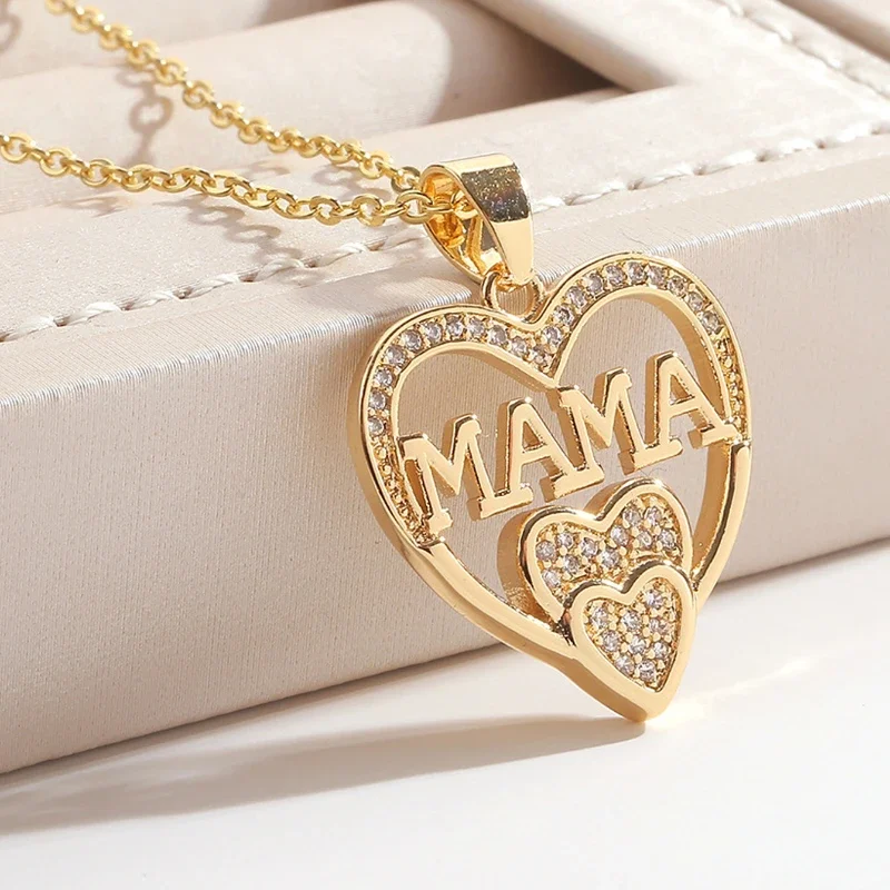 1pcs Temperament Simple Women's Jewelry Pendant Mother's Day Necklace Internet Red Jewelry