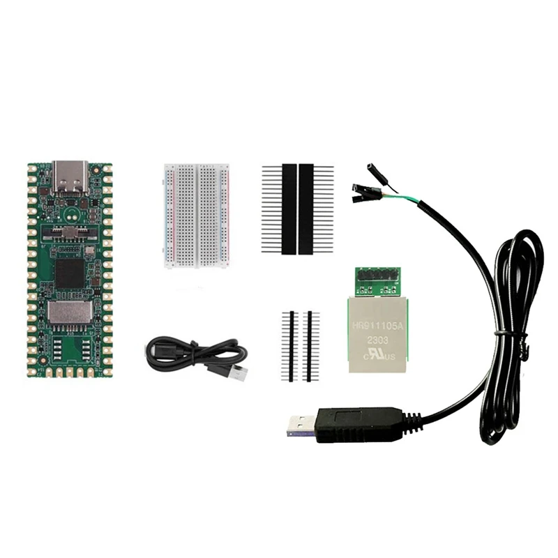 

RISC-V Milk-V Duo Development Board Kit+RJ45 Port+STC Downloader CV1800B Support Linux For Iot Enthusiasts DIY Gamers Durable