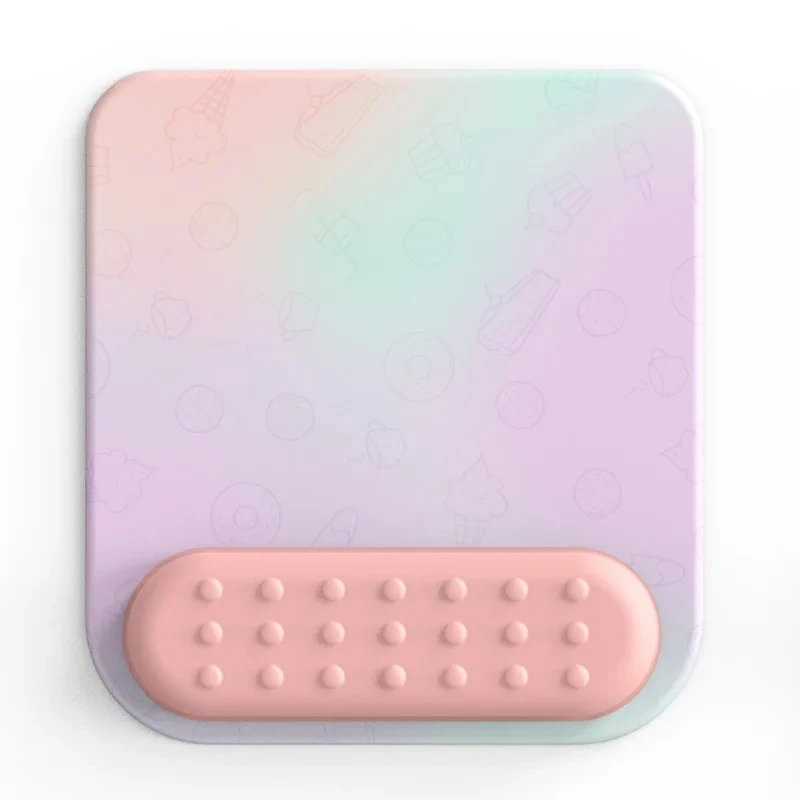 Ergonomic Mouse Pad with Wrist Support Pad with Wrist Rest PC Computer Mouse Pad For Laptop Mousepad With Non-Slip Rubber Base