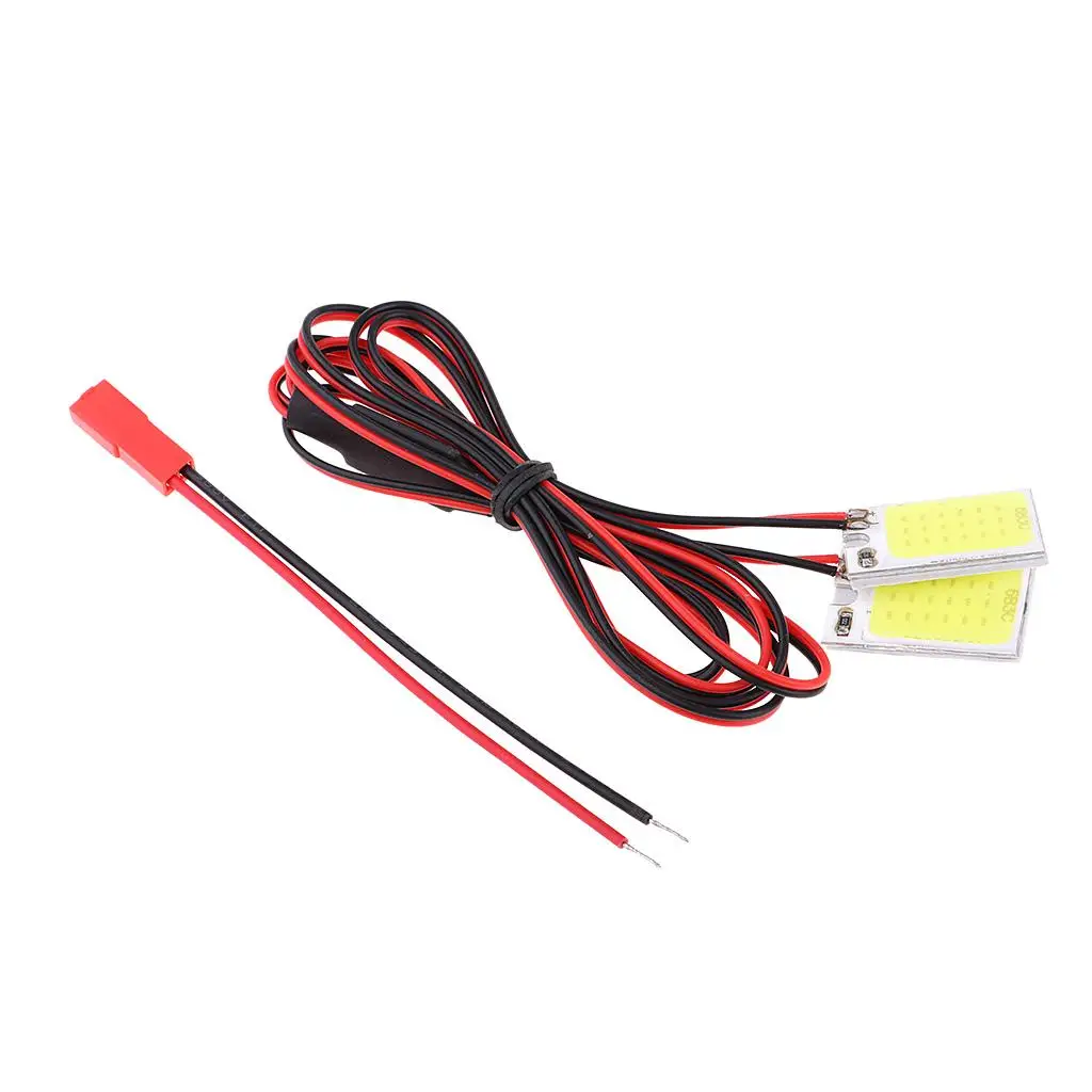 Luces estroboscópicas LED para accesorios de modelos de barcos cuadricóptero RC Drone