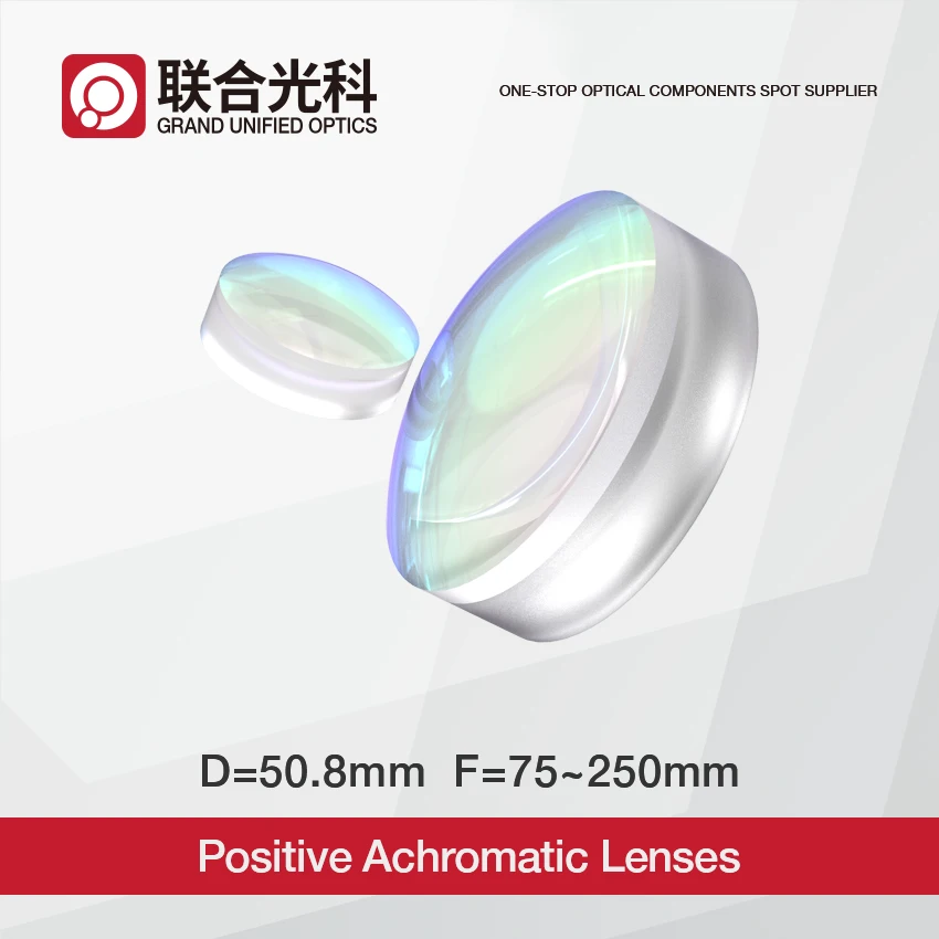 

Wholesale Customized 50.8mm Diameter Positive Achromatic Lenses For Telescope