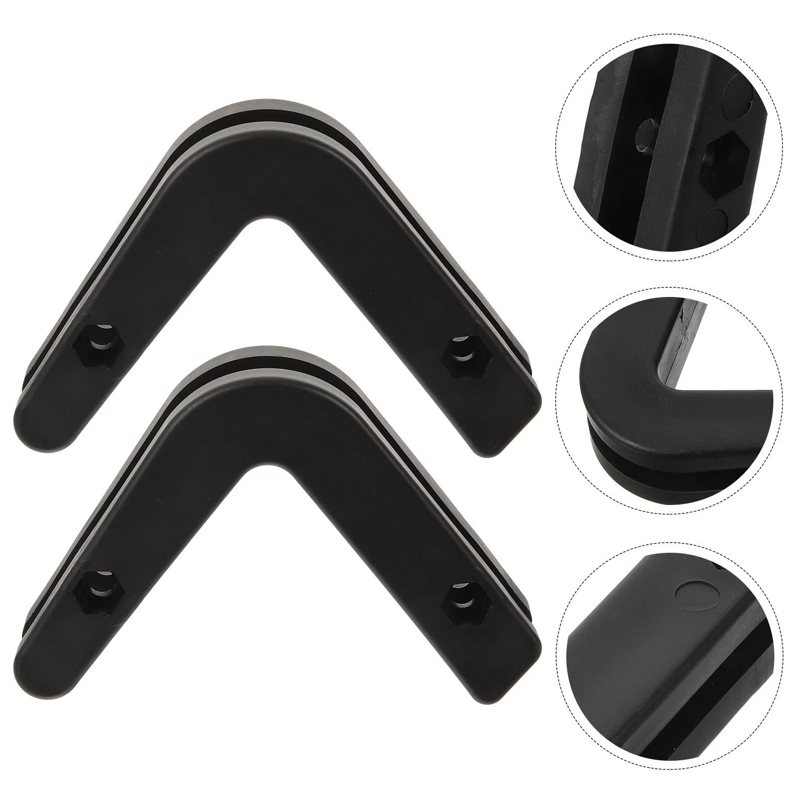 

2 Pcs Fitness Equipment Squat Rack Accessories Barbell Bracket Hook (black Pair) 2pcs Household
