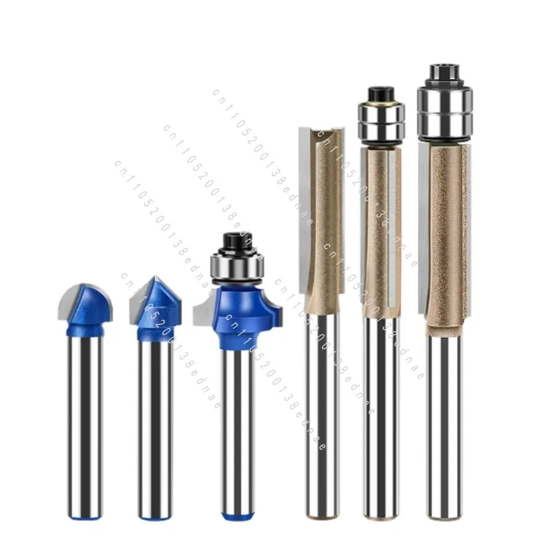 6mm 6.35mm 8mm Shank Engraving Milling Cutter 90 108 135 Degree V-shaped Router Bit for ACP Acrylic MDF PVC Wood