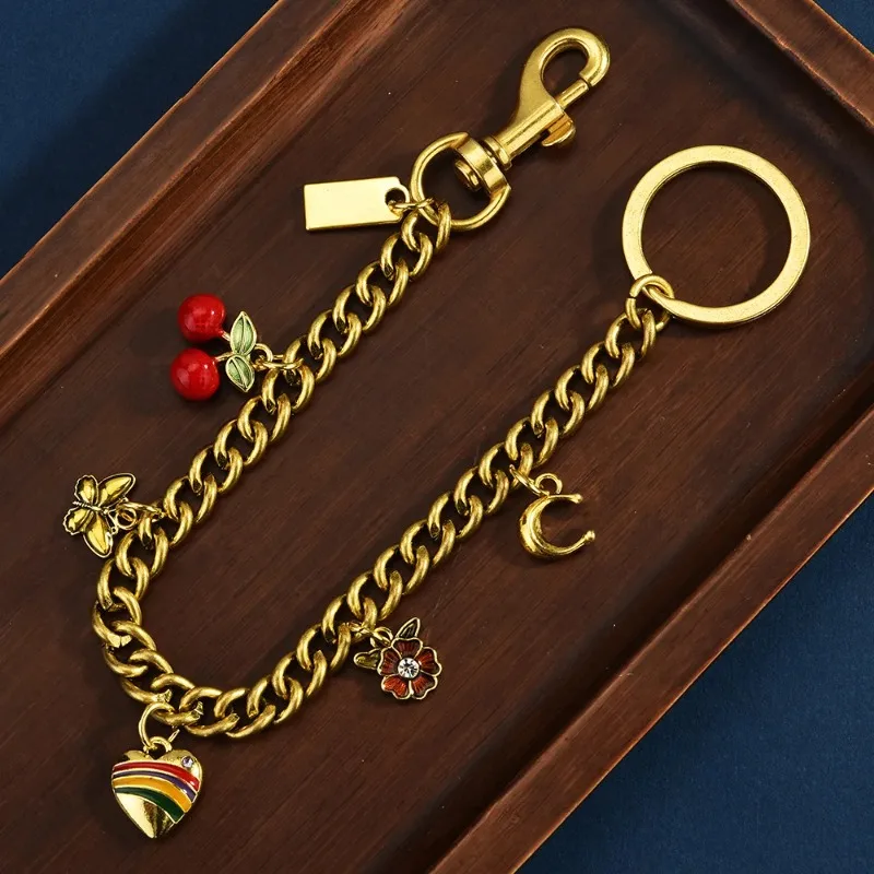 

Bag chain, cherry accessory, fruit chain, small pendant, girl's single-shoulder crossbody bag chain, versatile chain