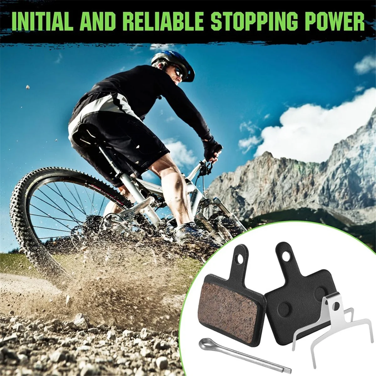 จักรยานเบรค Pads,เซรามิคจักรยานแผ่นดิสก์เบรค Fit สําหรับ Tektro Shimano TRP, Mountain MTB EBike เบรค Pads เปลี่ยน