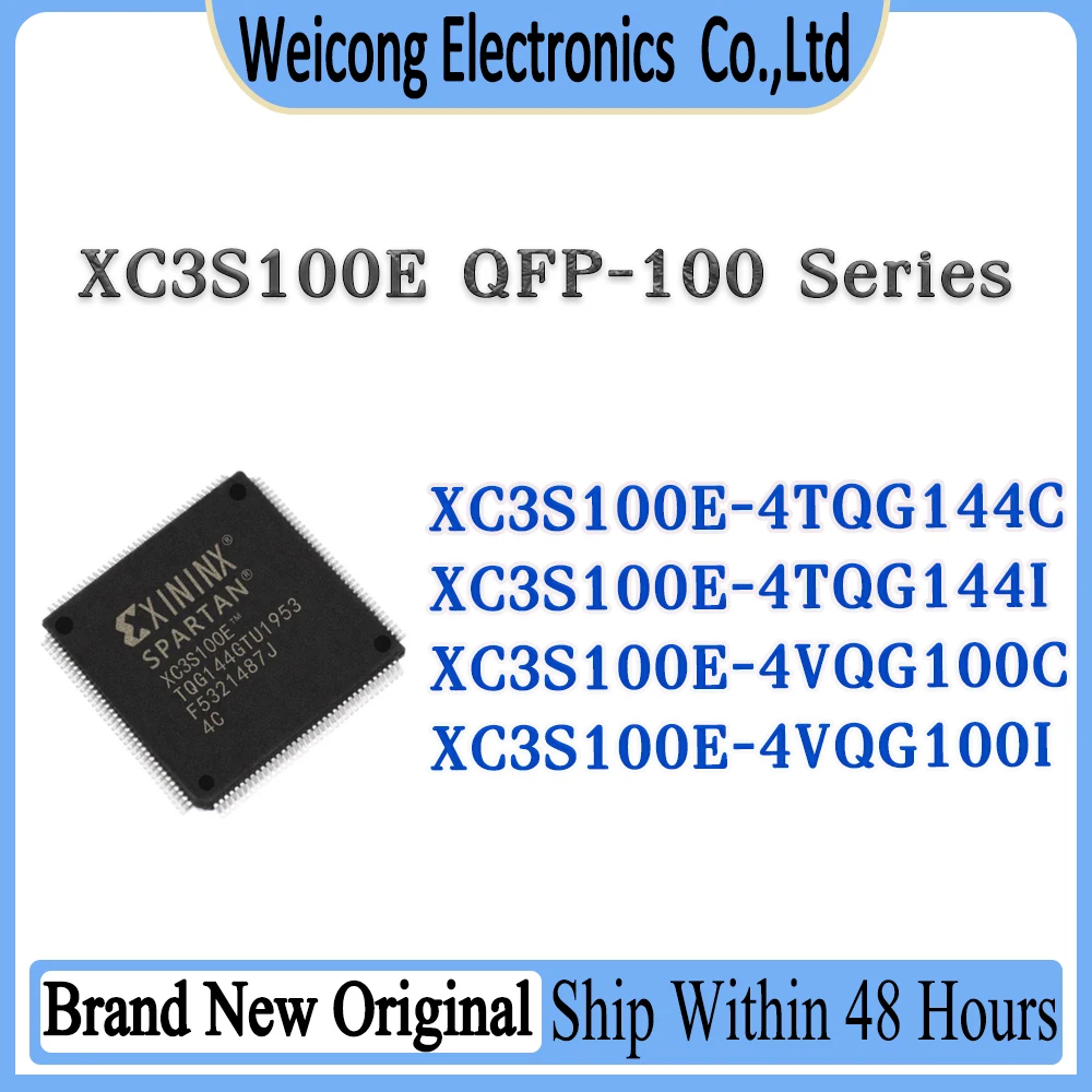 XC3S100E-4TQG144C XC3S100E-4TQG144I XC3S100E-4VQG100C XC3S100E-4VQG100I XC3S100E XC3S100 IC MCU Chip QFP-100