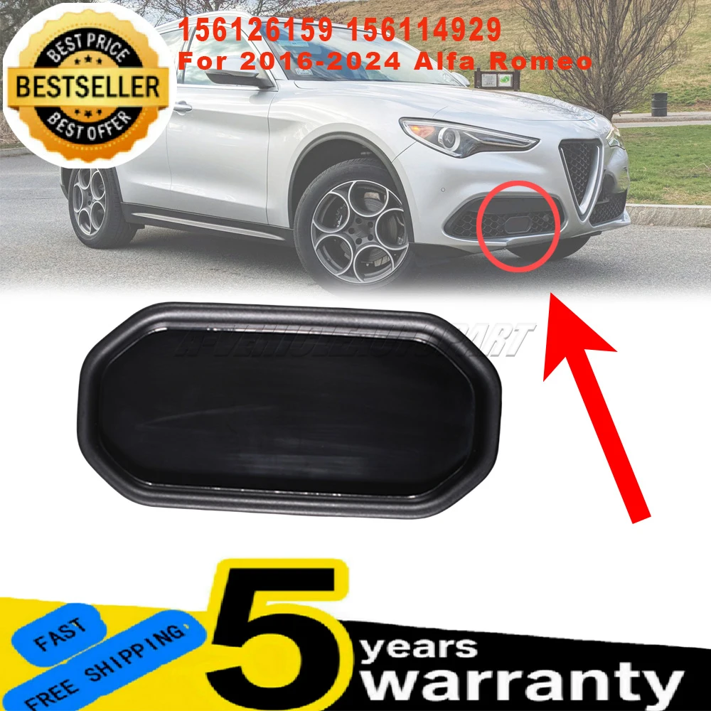 New For Alfa Romeo Stelvio (949) Quadrifoglio 1 Pc Bumper Sensor Radar Black Cover 156126159 156114929 Car Accessories