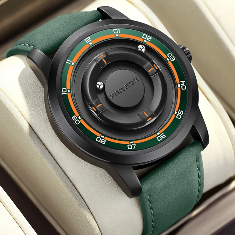 Men's Fashion Quartz Watch with Magnetic Force Quartz