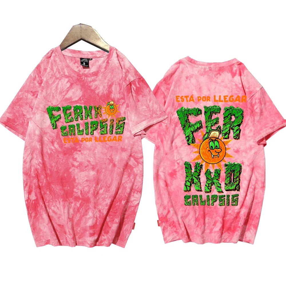 Feid Ferrxxo Calipsis Nitro Monster 2024 Tour Graphic T-Shirt Ferxxocalipsis Shirt Ferxxo Shirt Tie-Dye T Shirts Summer