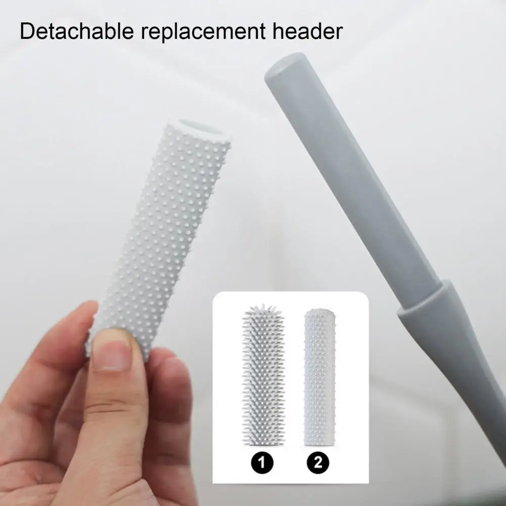 Foot Scrubber Brush Callus Remover Long Handle Scrubber for Exfoliating Anti-itch Toe Brush with Soft Bristles Foot Care Tools