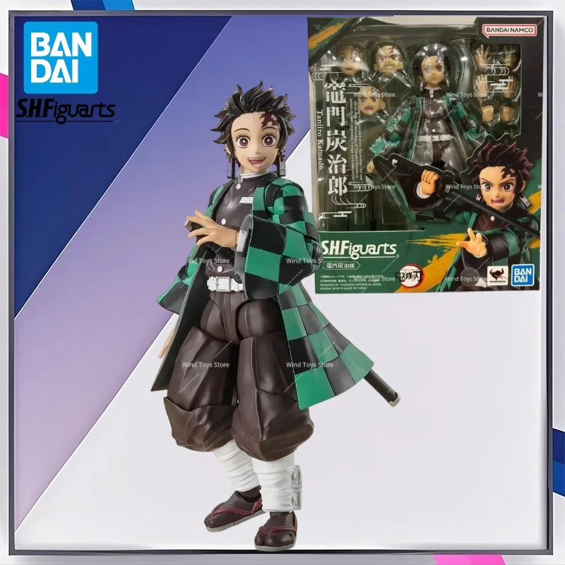 

100% Original Bandai Sh Figuarts Shf Tanjiro Kamado Action Figures Anime Model Toys Figure PVC Figure Gift Collection in Stock