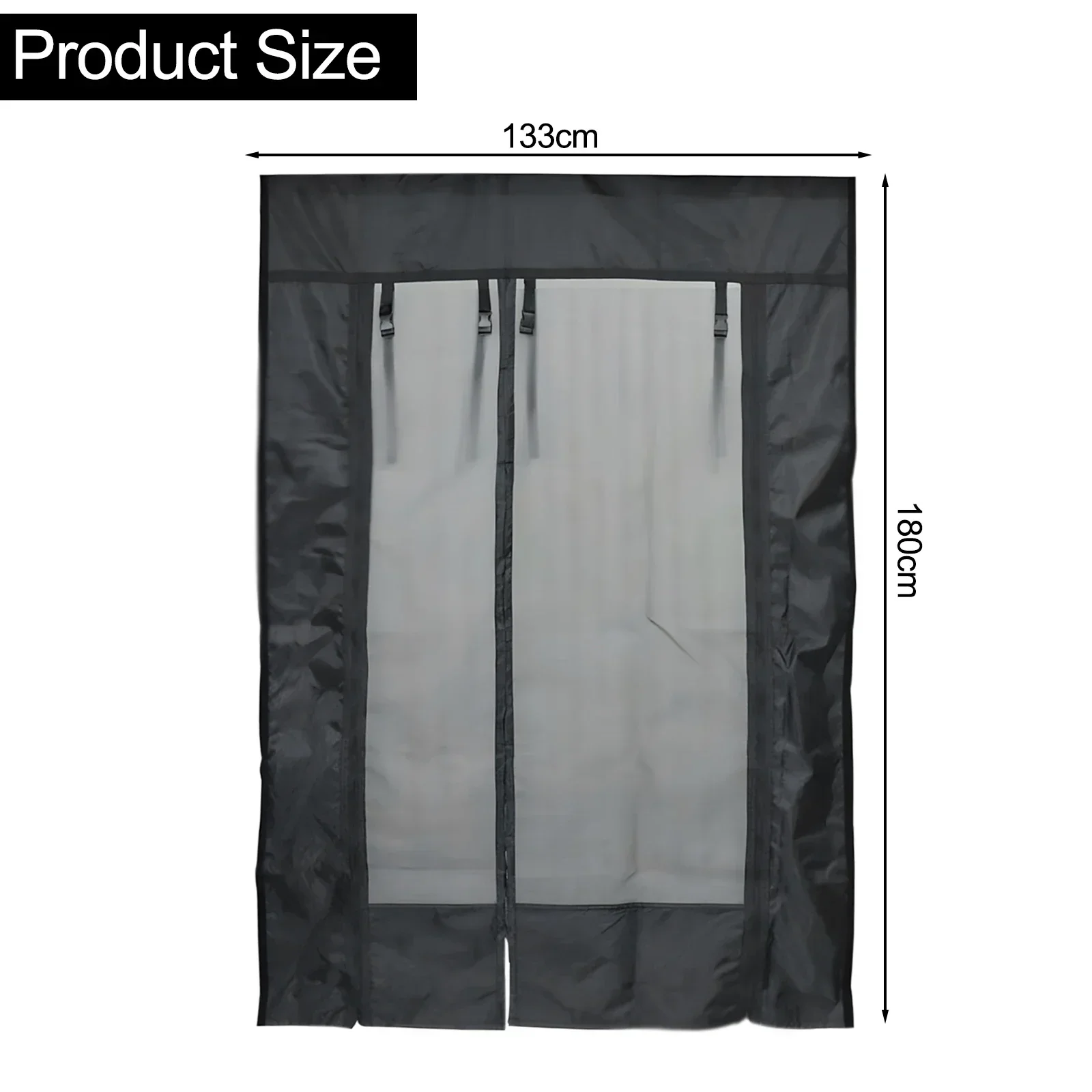 1pcs Car Sliding Doors Trunks Magnetic Insection Mosquito Fly Screen Net Camper Automotive Interior Anti-Mosquito Curtains