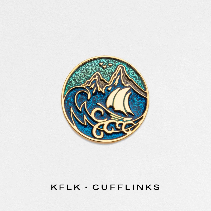 

KFLK Fashion Chinese Beautiful Symbol Brooch Pins Exquisite Brand Brooches For Mens Costumes Badge Brooch Wholesale New Arrival