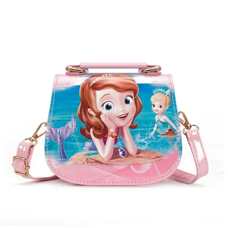 Disney-Bolso de hombro de Frozen 2 para niños, bolsa de hombro de princesa Elsa, Anna, Sofía, bolsa de compras de moda, regalo