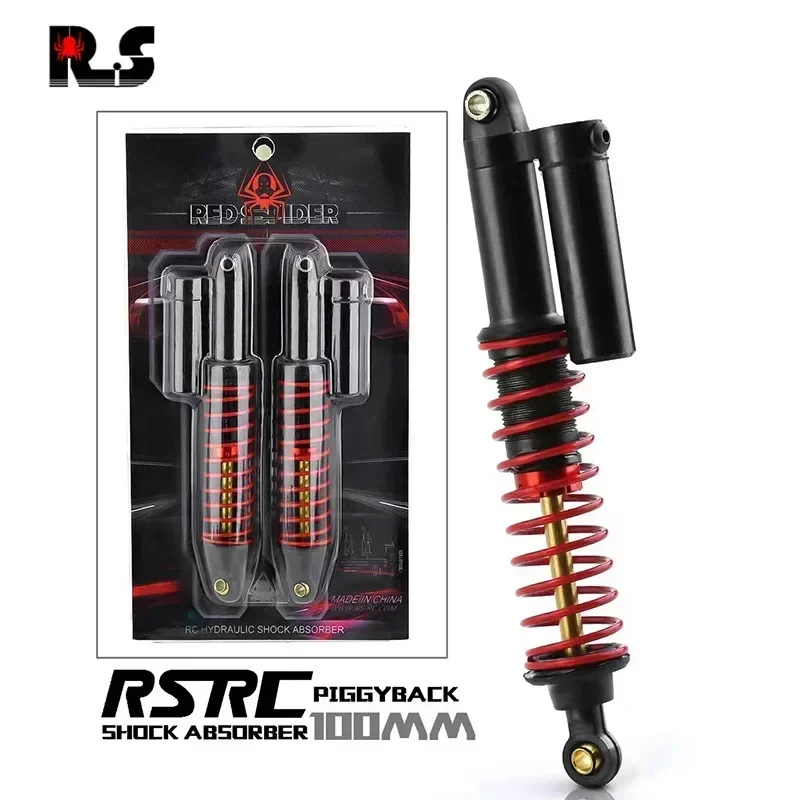 Amortiguador de Metal para coche teledirigido, accesorio para Rock Crawler TRX4 SCX10 100 RBX10 YIKONG 1/10 1/8 90046 KM2, 2 piezas, 4102mm