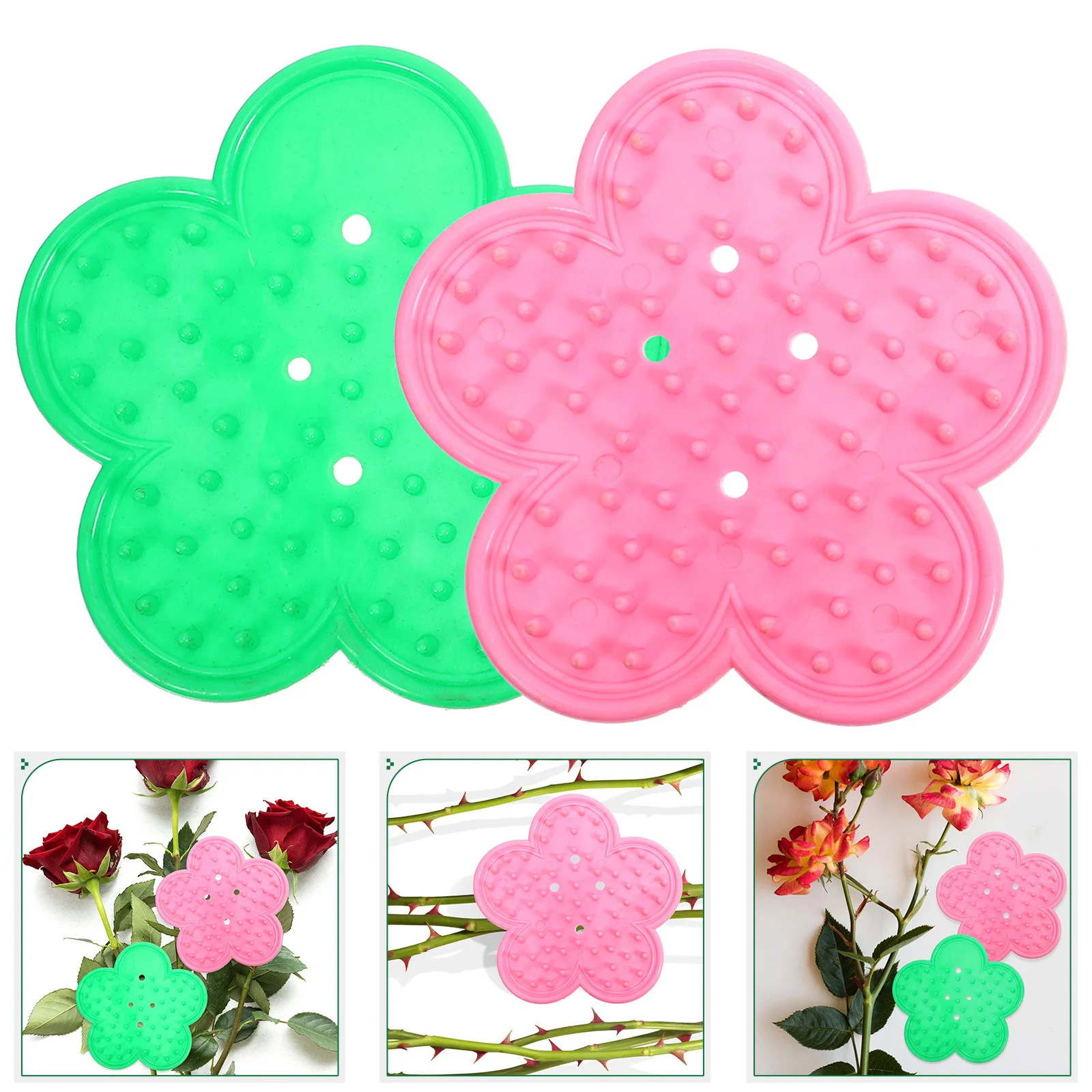 

2Pcs Rose Thorn Remover Tool Excellent Material Reusable Garden Supplies for Flower Shop Backyard Planting Stem Stripping