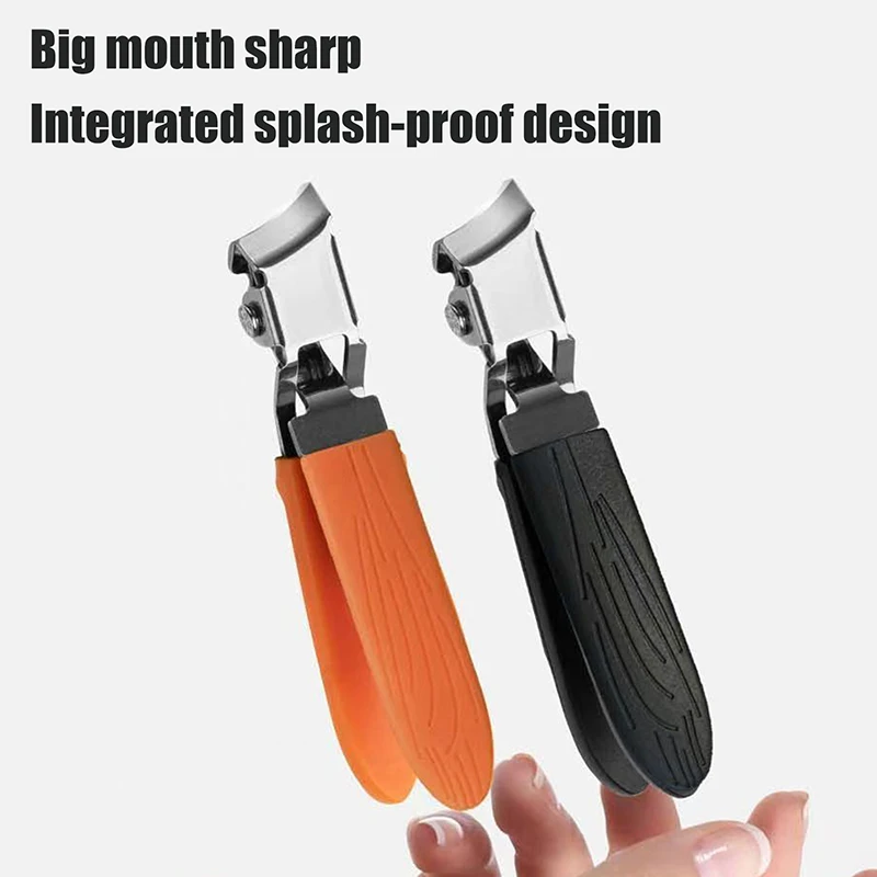 

Professional Super Sharp Slanted Nail Clippers Opening Anti-Splash Nail Clipper Stainless Steel Toenail Pliers Manicure Tools