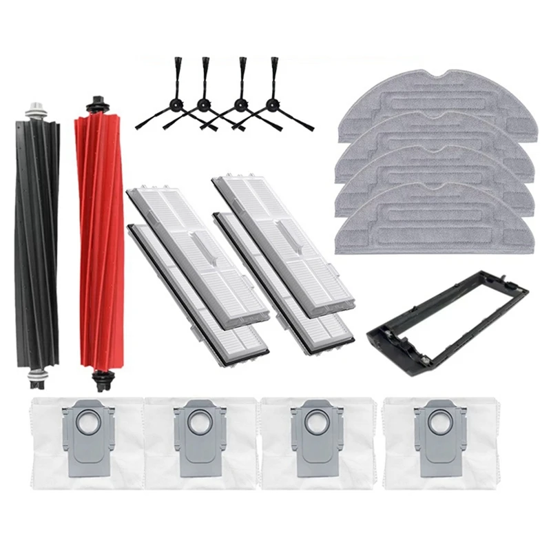 Vadrouille latérale principale pour aspirateur robot Roborock, filtre Hepa, sac à poussière, pièces de couverture, S8 Plus S8 + S8 Pro Ultra