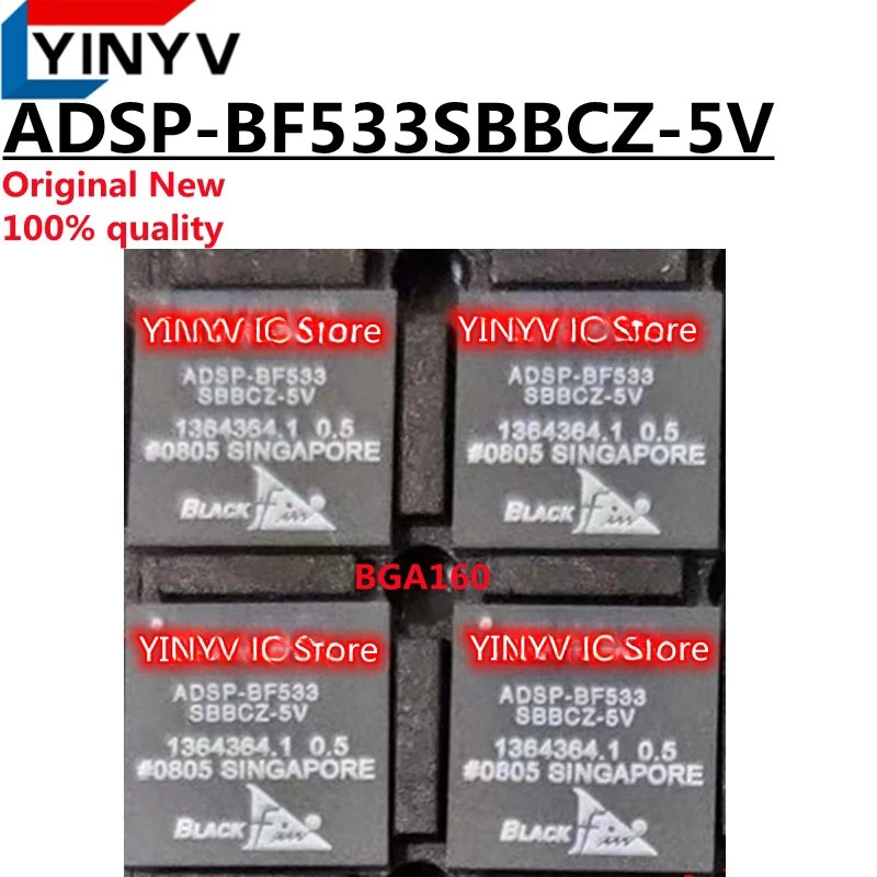 

1-5 шт. ADSP-BF533SBBCZ-5V ADSP-BF533SBBCZ ADSP-BF533 BGA160 Blackfin ® Встроенный процессорный чипсет, оригинальный, новый, 100% качество