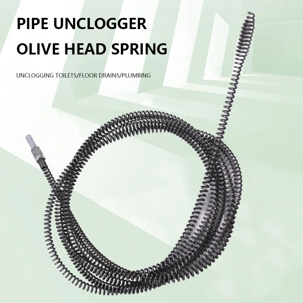 

10 Meter Electric Drill Pipe Dredging Tool Spring Pipe Sewer Pipe Unblocker Bathroom Kitchen Drain Cleaner Sink Clogged Remover