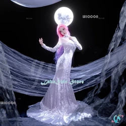 ALIEN STAGE Mizi Cosplay Long Dress Costume Stage IDOL Performance Clothes R5 Halloween Women Velvet Skirt Party Outfits