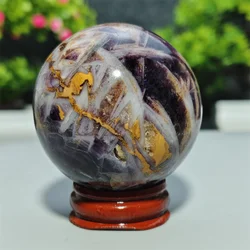 Colorful Fluorite Crystal Ball, Natural Stone, Hand-Polished Quartz, Mineral Specimen, Energy Gem, Ore, Home Decoration