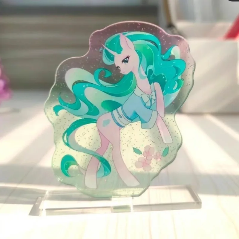 Cartoon Girl Heart Pony Polly Mini Brand Acrylic Tabletop Decoration Cute Creative Gift Boy Girl Birthday Baby Toys