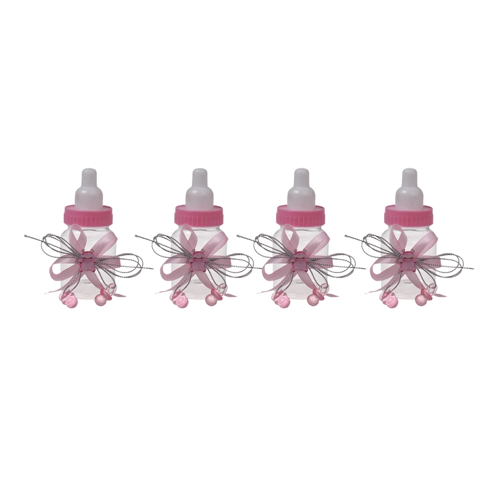 

12 Pcs Candy Box Gift Storage Container Nursing Bottle Plastics Party Favors Christmas Baby Shower Decorative Boxes