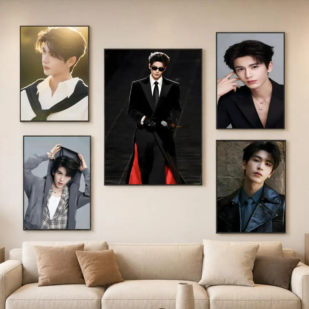 Popular Actor Z-Zhang Linghe Poster Wall Art Print Art Suitable For Living Room Bedroom Bar Parlor Home Decor Gift