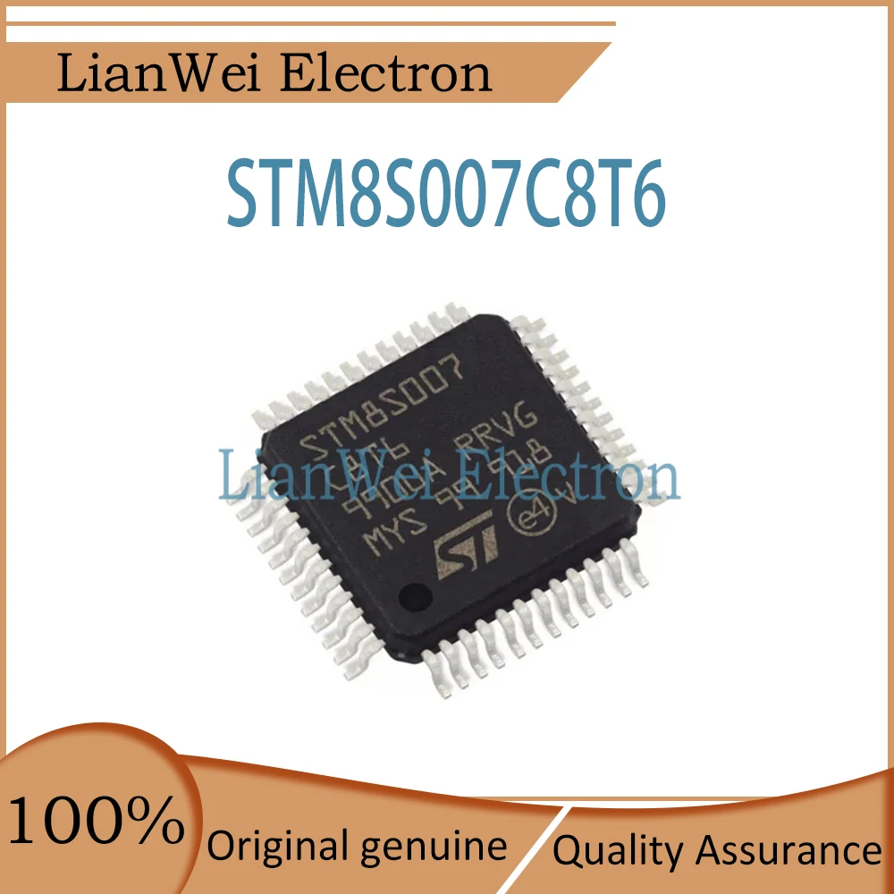 (10 Piece)100% New STM8S007C8T6 STM8S007C8 STM8S007 IC MCU Chipset LQFP-48