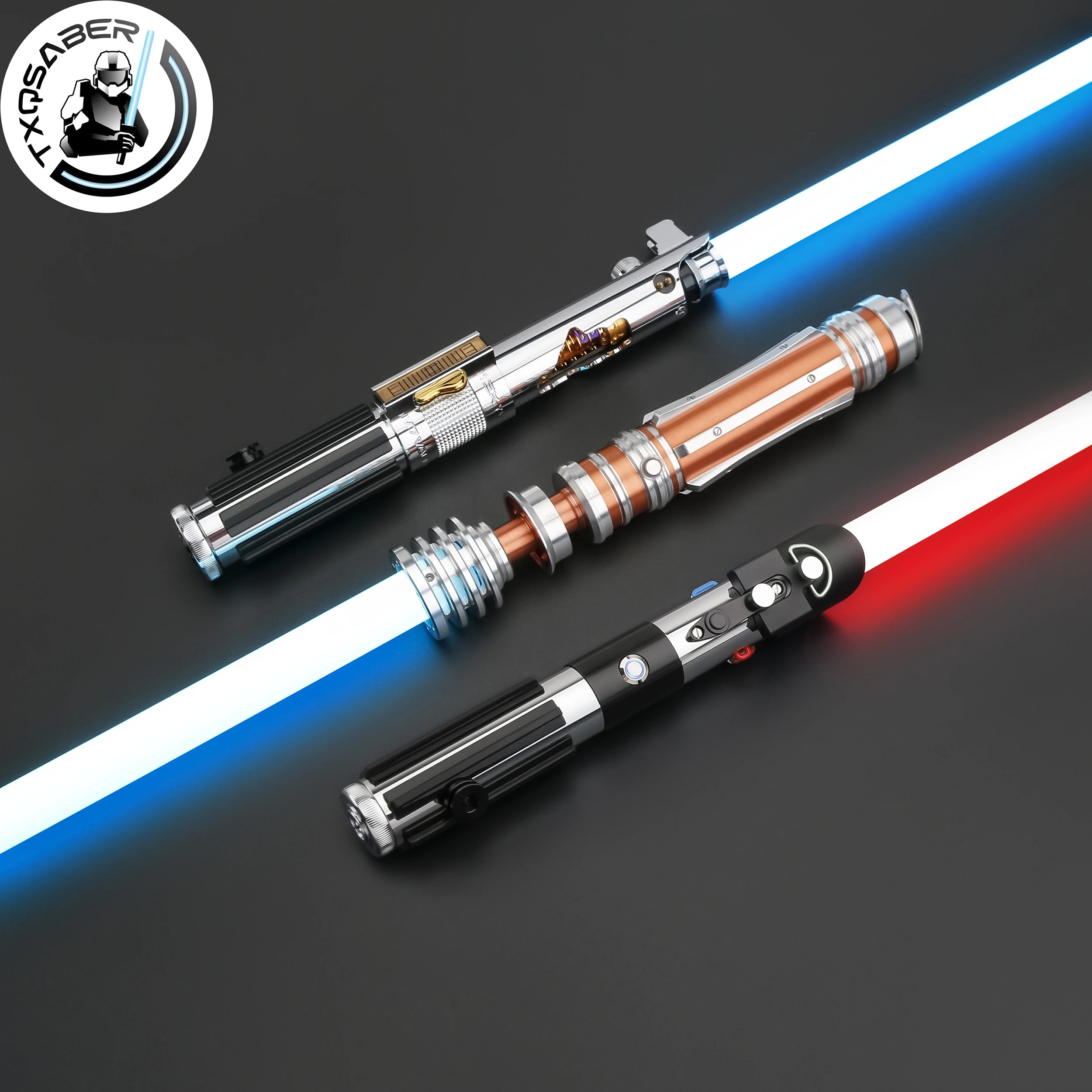 

TXQSABER Designed Lightsaber Anakin SE Cal SE Laser Sword Pixel Smooth Swing Blaster Metal Hilt Heavy Dueling Light Sword Toys