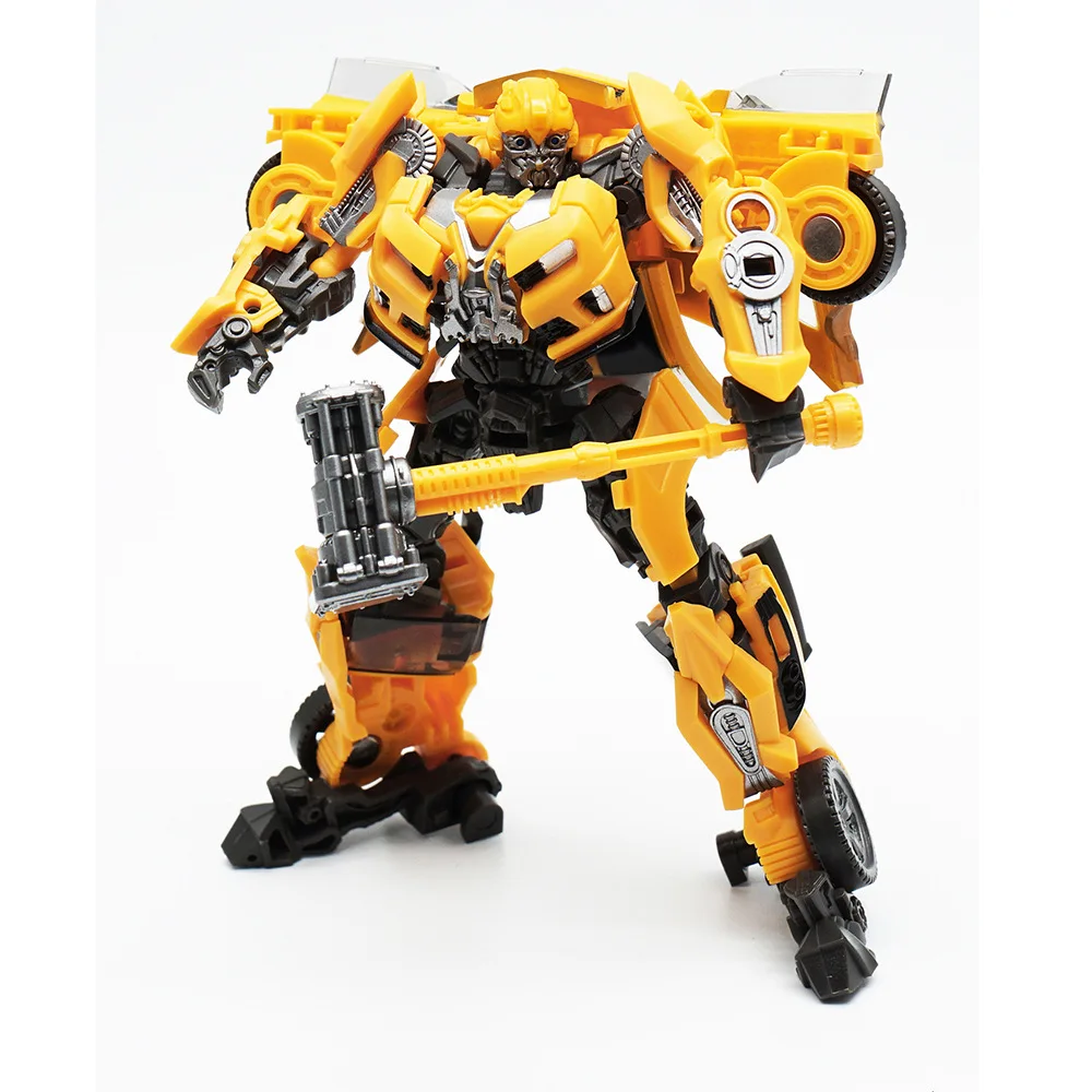 Nowe Transformujące Się Roboty Zabawki Samochody Stop Metalu Plastik Anime Film Bumblebee Figurki Akcji Seria Kolekcjonerska Ozdoba Prezent Urodzinowy dla Dzieci