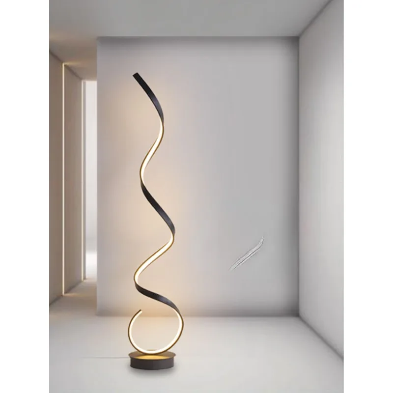 Light luxury minimalist floor lamp living room atmosphere bedroom bedside decoration corner intelligent voice light