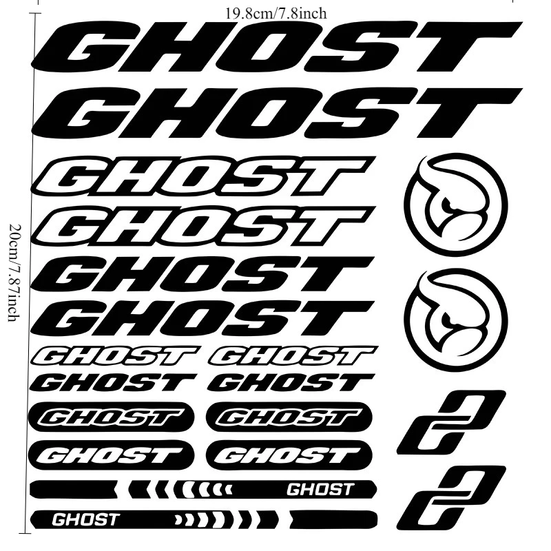 

1 комплект модных наклеек с рисунком призрака, подходит для стен спальни, чехлов для ноутбуков, бутылок с водой