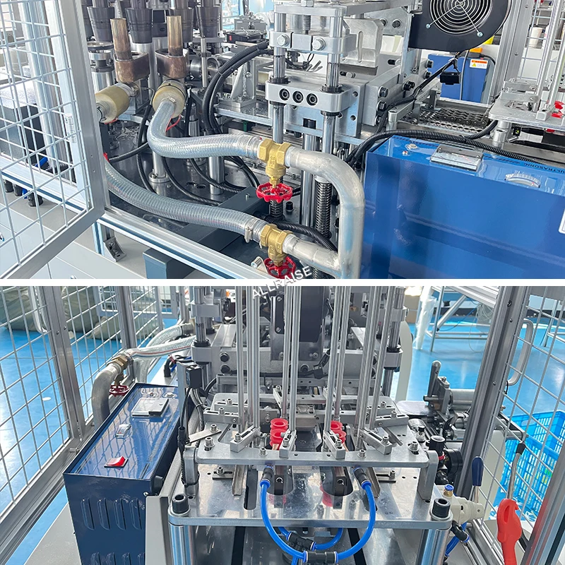 Máquina para fabricar vasos de papel de alta eficiencia completamente automática, máquina para fabricar vasos de papel