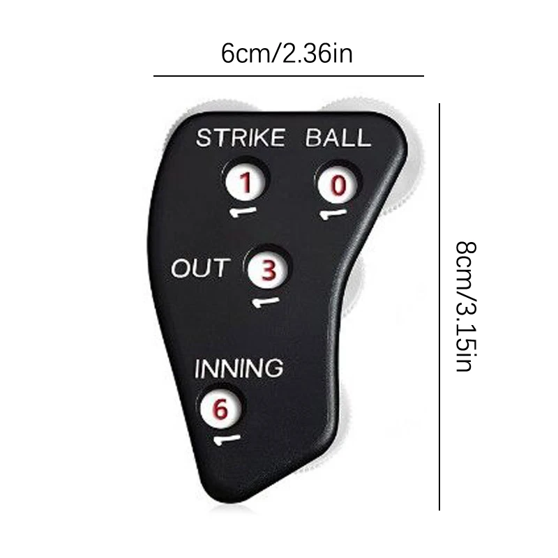 심판 카운터 심판 표시기, 야구 클리커, 심판 기어, 체육관 스포츠 심판 표시기