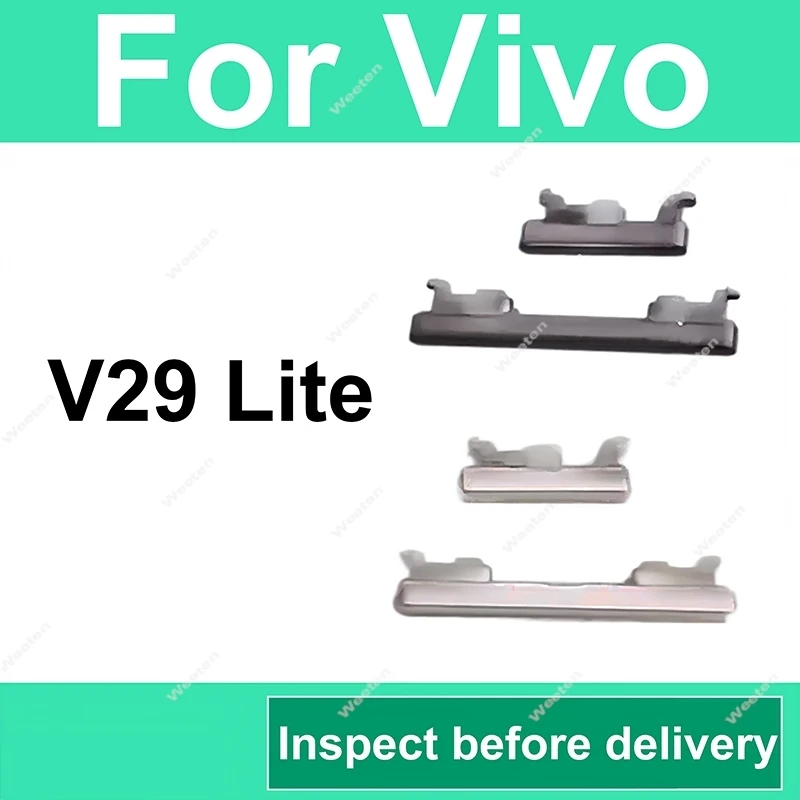Power Volume Flex For Vivo V29 Lite V2244 On OFF Power Volume Side Button Flex Cable Replacement Parts