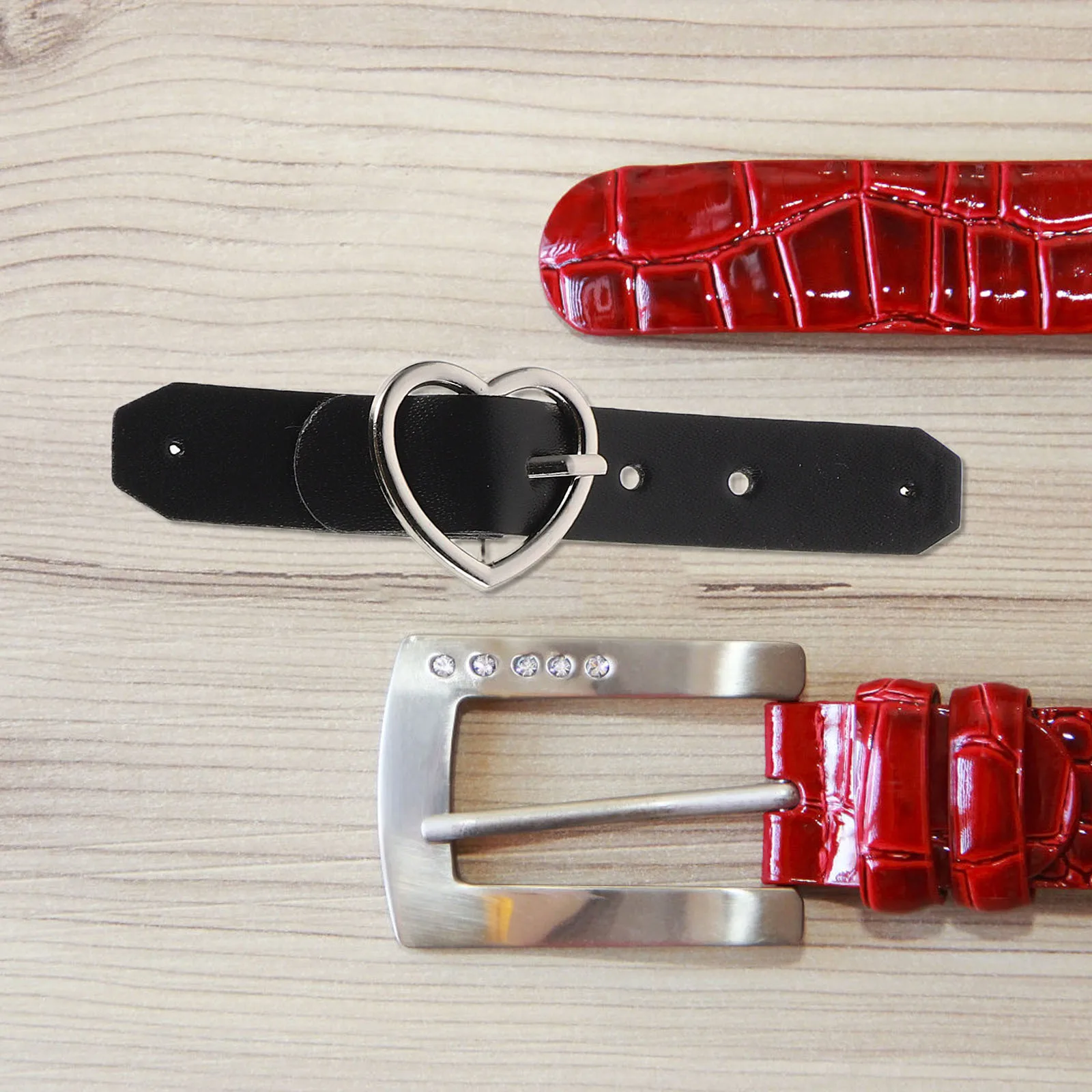 8 قطعة معدنية على شكل نجمة القلب أبازيم مشابك ملابس قابلة للتعديل للمعاطف بالأزرار حقائب أحذية مقاطع إغلاق ذاتية الصنع خياطة يدوية #5