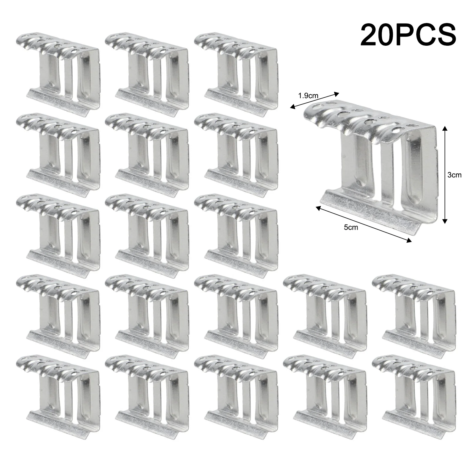 Aluminum Alloy Water Guide Clip Solar Photovoltaic Module Mud Drainage Buckle PV Panel Water Drained Away Clips Solar Component