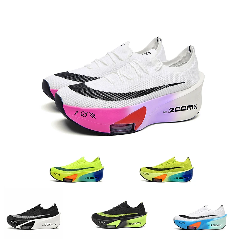

Air Cushion Running Shoes Speciality Marathon Men Sports Breathable Lightweight Women's Comfortable Nonskid Leisure Sneakers