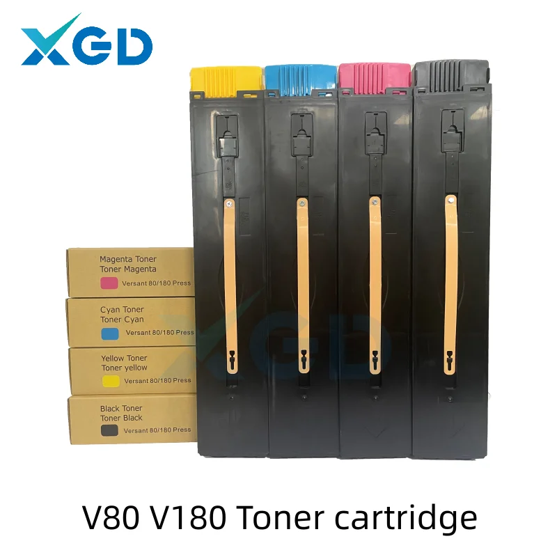 V80 Original quality Version 600g/1pc Toner cartridge for Xerox V80 V180  Press Versant 80 180 No Chips